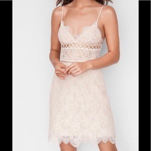 Victoria’s Secret dream angels lace and ring cutout dress size medium